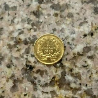 RARE 1856 U.  S $1 GOLD INDIAN PRINCESS COIN SHARP DATE & DETAILS ONE DOLLAR N/R 8