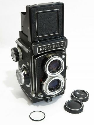 Vintage One Owner Ricoh Ricohflex Twin Lens Reflex Medium Format Camera Tlr