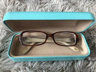 Tiffany & Co Women’s 2032 - B Eyeglasses Color 8051 Tortoise Frame Made In Italy