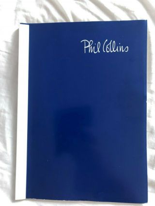 Phil Collins Tour Crew Itinerary 1983 Hello I Must Be Going Rare Memorabilia