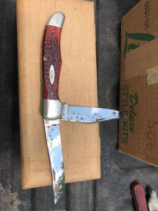 Vintage Case Xx 6265 Sab Folding Hunter Knife