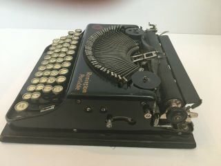 Antique Vintage Early 1920 ' s Remington Portable 1 Typewriter with case 6