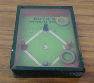 Extremely Rare Circa.  1920 Babe Ruth Baseball Game - Yankees Red Sox Handheld
