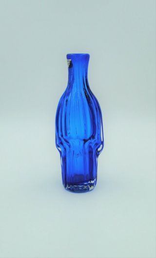 Vintage Blenko Hand Blown Glass Vase - 8015S Variation - Shepherd Design 2
