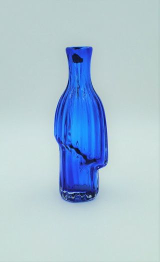 Vintage Blenko Hand Blown Glass Vase - 8015S Variation - Shepherd Design 3