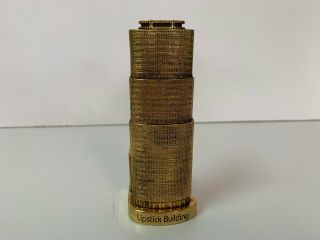 Rare Ny Lipstick Building Souvenir Building Made By Microcosms L@@k