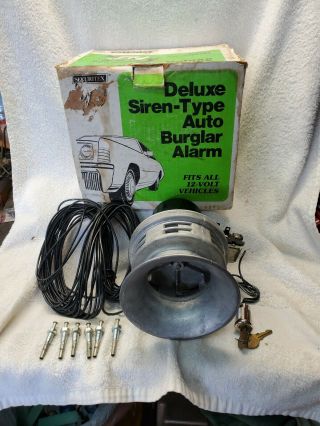 Pre - Owned Vintage Securitex Siren - Type 12vcar Burglar Alarm Very Loud Steam Punk