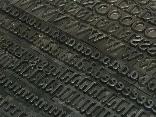 Goudy Handtooled 18 Pt - Letterpress Type - Vintage Metal Lead Sorts Font Fonts