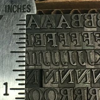 Goudy Handtooled 18 pt - Letterpress Type - Vintage Metal Lead Sorts Font Fonts 4