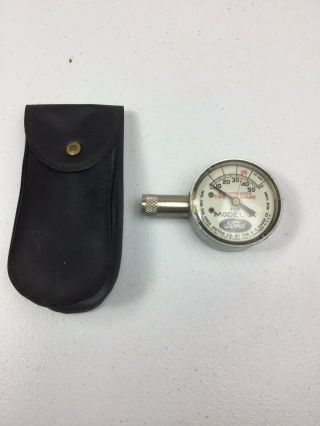 Vintage Model A Ford Tire Gauge Us Newer Dealer Gift