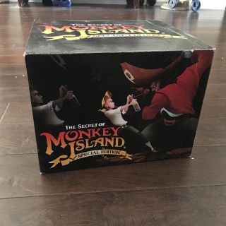 The Secret Of Monkey Island Special Edition Statue Extremely Rare All White