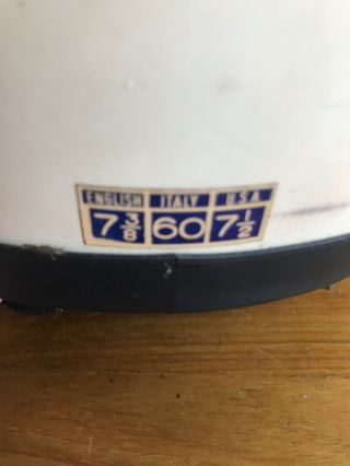 Vintage AGV White Motorcycle Helmet 5