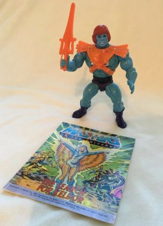Vintage,  Faker Complete With Sword And Comic (motu) He Man