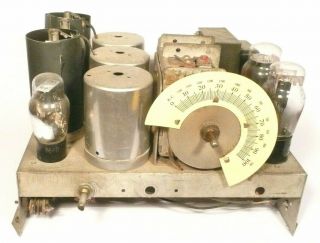 Vintage Falck Cathedral Radio Part: Rebuilt But At A Low Level Chassis