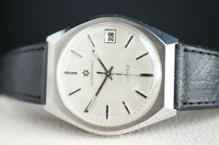JUNGHANS Calendar Vintage 1950 - 1970`s 100 wrist Quartz German Watch 2