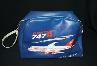 Qantas 747b Travel Bag Vintage 70 