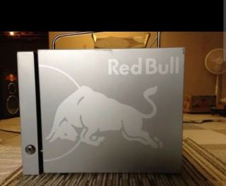 Vestfrost Red Bull Countertop Fridge Cooler rare 1 of only 400 led lights 2