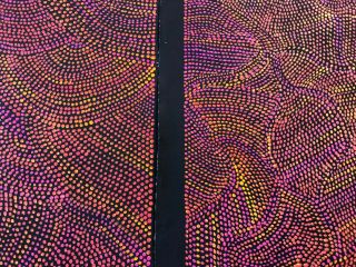 Joy Purvis Petyarre,  Authentic Aboriginal Art,  Size 2 x 90 x 60cm Rare Double 2