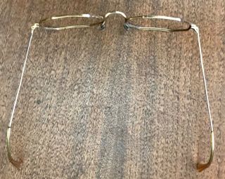 Vintage Octagonal Bausch Lomb B&L 48 Eyeglasses Glasses Gold Frame 4
