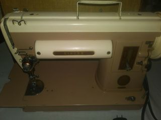 Vintage Electric Sewing Machine Singer 301A With Case 2