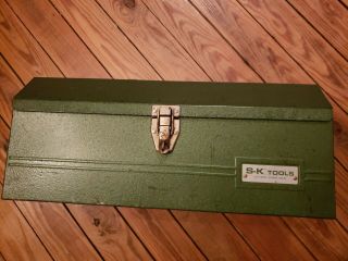 Vintage S - K Tool Box Tray Made In The Usa Sk Tool Box 60632 Green