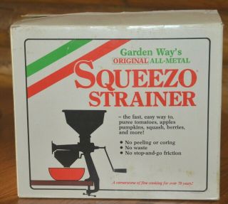 Vintage Garden Way Squeezo Strainer For Tomatos,  Vegetables - Looks