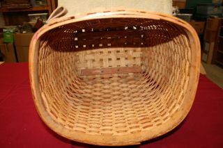 Vintage Adirondack or Maine Trapper Style Packbasket - Bellied Shape 3