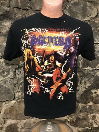 Vtg 2000 Pantera Reinventing The Steel Tour Concert T Shirt Size Large