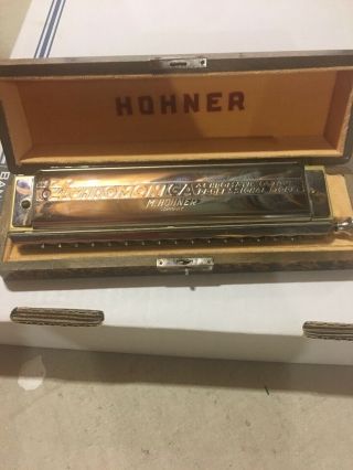 Vintage The 64 Chromonica Model 280/64 (c) W/box M.  Hohner