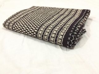 Ethnic Bedspread Ralli King Size Vintage Kantha Quilt Indian Handmade Blanket