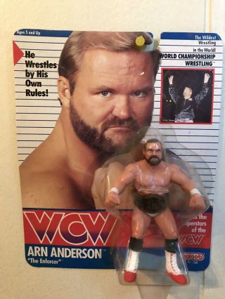 Wcw Wwf Wwe Rare Vintage Arn Anderson Galoob Wrestling Action Figure 1990