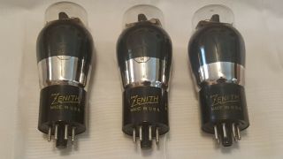 6V6G ZENITH Gray Glass Amplifier Vacuum Tubes Matching Codes 0M/0M 2