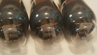 6V6G ZENITH Gray Glass Amplifier Vacuum Tubes Matching Codes 0M/0M 7