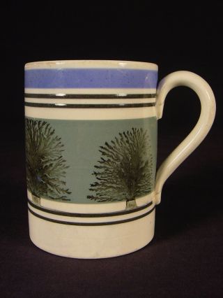 Rare Small Imperial Half Pint Mocha Ware Mug Mochaware Pearlware Staffordshire