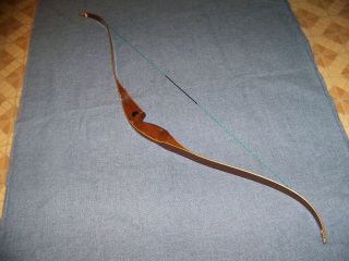 Vintage Wing Red Wing Hunter Recurve Bow Longbow Archery Bows R - H
