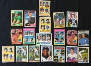 19 Vintage Rookie Cards Griffey,  Ripken,  Munson,  Boggs,  Gwynn Some Wear