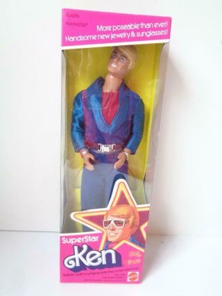 1977 Mattel Superstar Ken Doll Nrfb 2211 Disco Barbie Boy Studio 54