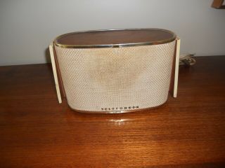Mid Century German Telefunken Sonata Satelite Speaker W/ Plug Rare Retro Vintage