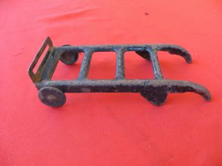 Vintage Pressed Steel Hand Truck Buddy L Marx Tonka ? Dolly Delivery Cart Toy