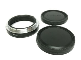 Rare Contax Mam - 1 Adapter For Hasselblad V Lens To Contax 645 Camera Japan