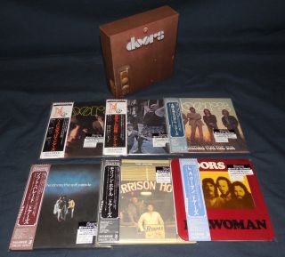 The Doors Perception Japan Mini Lp 6 Cd,  Warner Promo Box Rare Oop