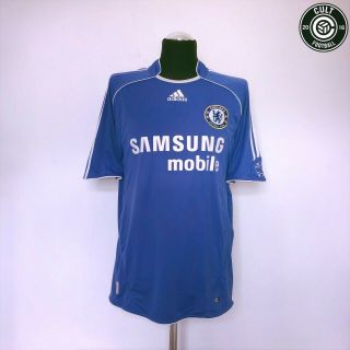 DROGBA 11 Chelsea Vintage adidas Champions League Football Shirt (M) 2006/08 2