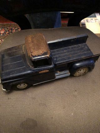 Vintage Tonka (mound Minn) Pick Up Truck1950s? Blue ?customized