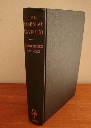 Rare KABBALAH UNVEILED by Mathers HARDCOVER / OCCULT OTO VINTAGE 70 ' s CROWLEY 2