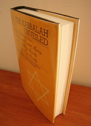 Rare KABBALAH UNVEILED by Mathers HARDCOVER / OCCULT OTO VINTAGE 70 ' s CROWLEY 6