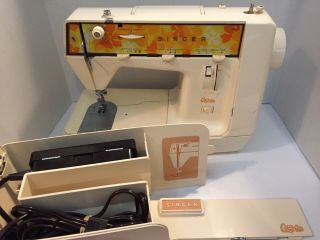 Singer Genie Portable Sewing Machine Vintage With Cord