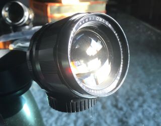 RARE TAKUMAR 85mm f/1.  9 Mount Lens HOOD & CAPS 5