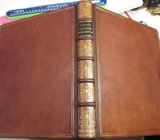 PRINCIPLE REVIVAL CHRISTIAN ARCHITECTURE IN ENGLAND/1843/RARE 1st Ed.  /FINE LEATH 6