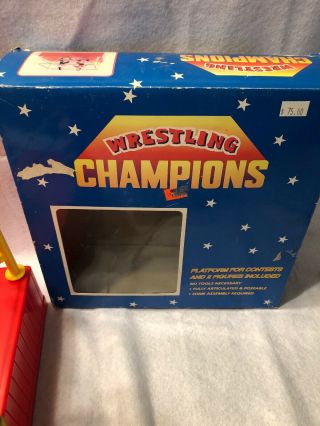 Vintage WWF WWE Knock Off Bootleg Wrestling Champions Ring Unbranded 1980’s MOTU 7