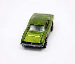 Vintage Hot Wheels Redline 1969 Custom Dodge Charger Lime Green (1) 2